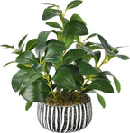 florisso fake plants artificial plants indoor, faux potted, main product view