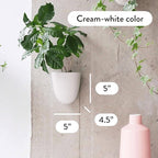 Make Good PlantPod Luxe - Self-Watering Wall Planters (Set of 6) - Easy to Water and Install - Lightweight - Design Your Own Vertical Garden - Wall Planters for Indoor Plants