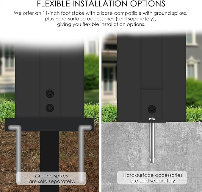 Kozyard 50" W x 48" H Outdoor Privacy Screens Aluminum Post, Air Conditioner Fence Panels, Pool Equipment Enclosure, Trash Can Screens Fence Kit for Outside Backyard Patio(Black/3Panels)