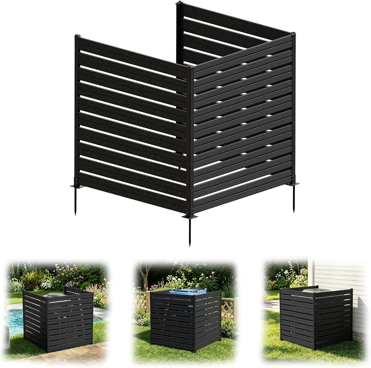 air conditioner fence, 50" w x 50" h, main product view