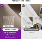 PURPLE LEAF Patio Umbrella 10' X 13' Rectangle Cantilever Umbrella Large Aluminum Outdoor Umbrellas with 360-degree Rotation & UPF40+ Premium Fabric for Deck Pool Garden Yard, Ash Mocha