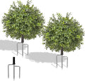 ereal 24'' artificial boxwood topiary, pack of 2, main product view