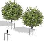 ereal 24'' artificial boxwood topiary, pack of 2, main product view