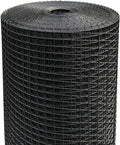 Black Hardware Cloth 1/2 Inch 48 x 100 Ft 19-Gauge | Chicken Wire Fencing, Welded Wire Fencing, Wire Mesh Roll, Cage Wire, Garden Fencing, Vegetable Garden, Wire Cloth
