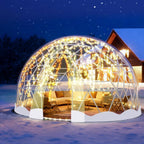garden dome bubble tent house outdoor, upgraded geodesic, main product view