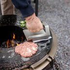 Breeo Griddle Press 2.6 lbs - Heavy-Duty Stainless Steel Smash Burger Press | For smash burgers, patty, steak & sandwiches, flat top grill & griddle accessories, USA made