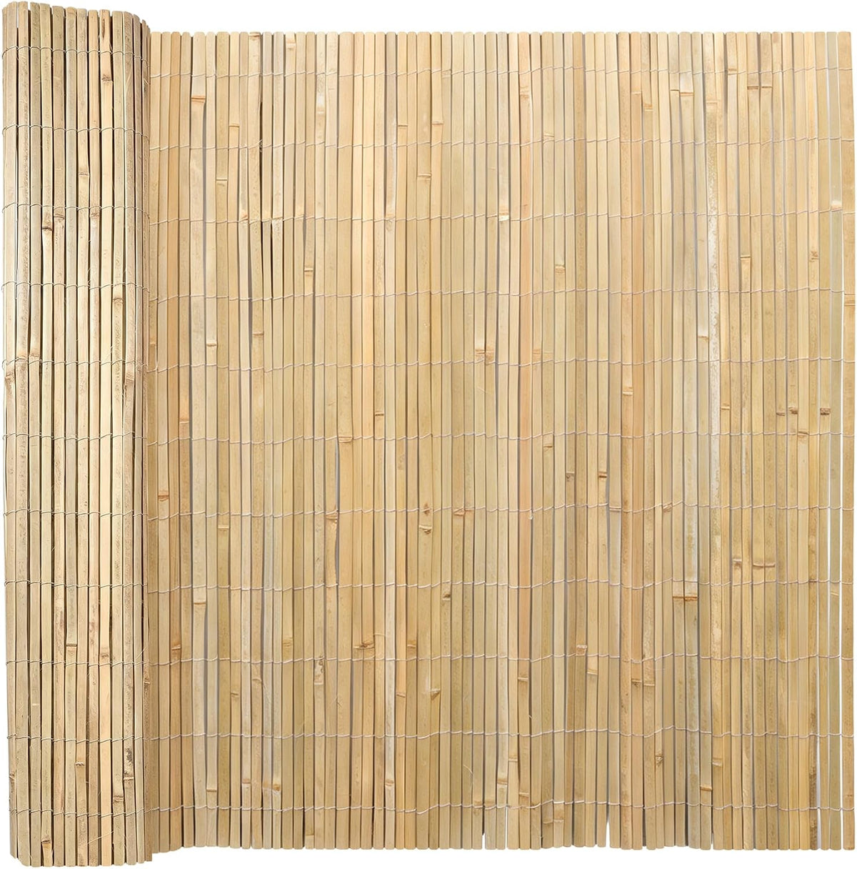 natural bamboo slat screening, 6.5ft x 13ft bamboo, main product view