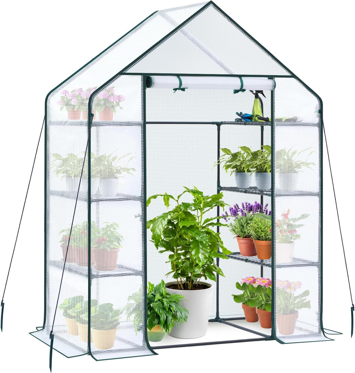 ohuhu small greenhouse for outdoors: 4 tiers 6, main product view