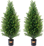 vevor artificial topiary cedar tree, 36 inch tall, main product view