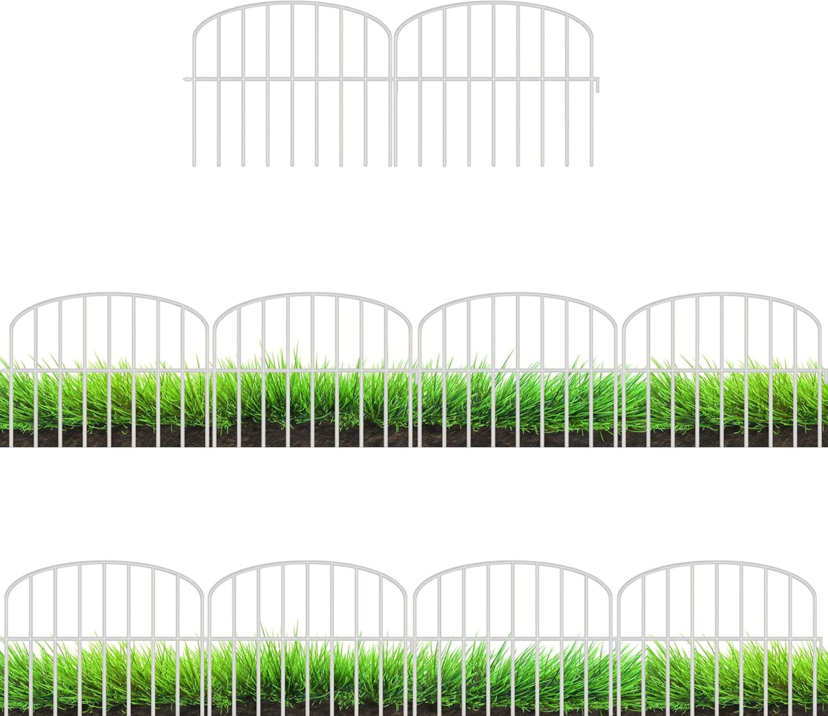shoplala garden fence border (10 panels) 13in(l) x, main product view
