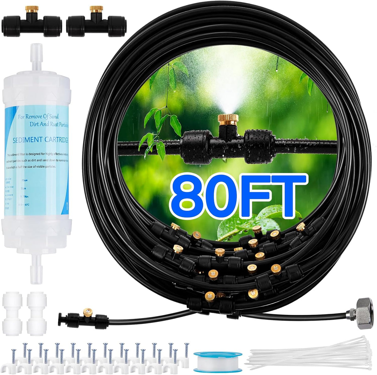 misters for outside patio with water filter, main product view