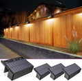 volisun solar deck lights outdoor 4 pack, 1800mah, main product view