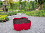 Plant & Plot Galvanized Raised Garden Beds Outdoor // 3×3×1 ft Planter Raised Beds for Gardening, Vegetables, Flowers // Large Metal Garden Box (Red) // Patented Tool-Free Design