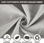 Brazilian Double Hammock with Tree Straps,Extra Large 94x63IN,2 Persons Hammock for Backyard Patio Outdoor and Indoor,450lbs Weight Capacity,Soft Woven Cotton Fabric - Light Grey
