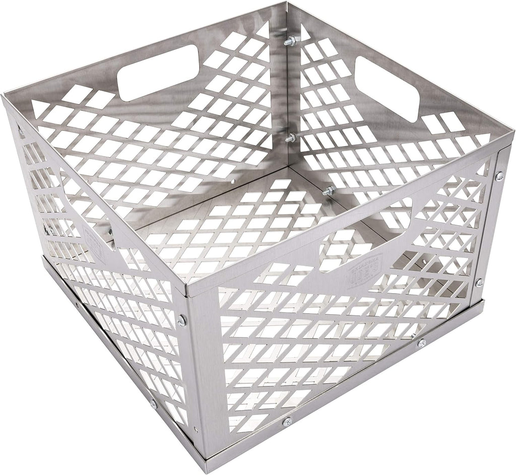 Oklahoma Joe's 5279338P04 Stainless Steel Offset Smoker Charcoal Firebox Basket, Silver
