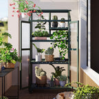 polibi wooden greenhouse, cold frame portable greenhouse with, main product view