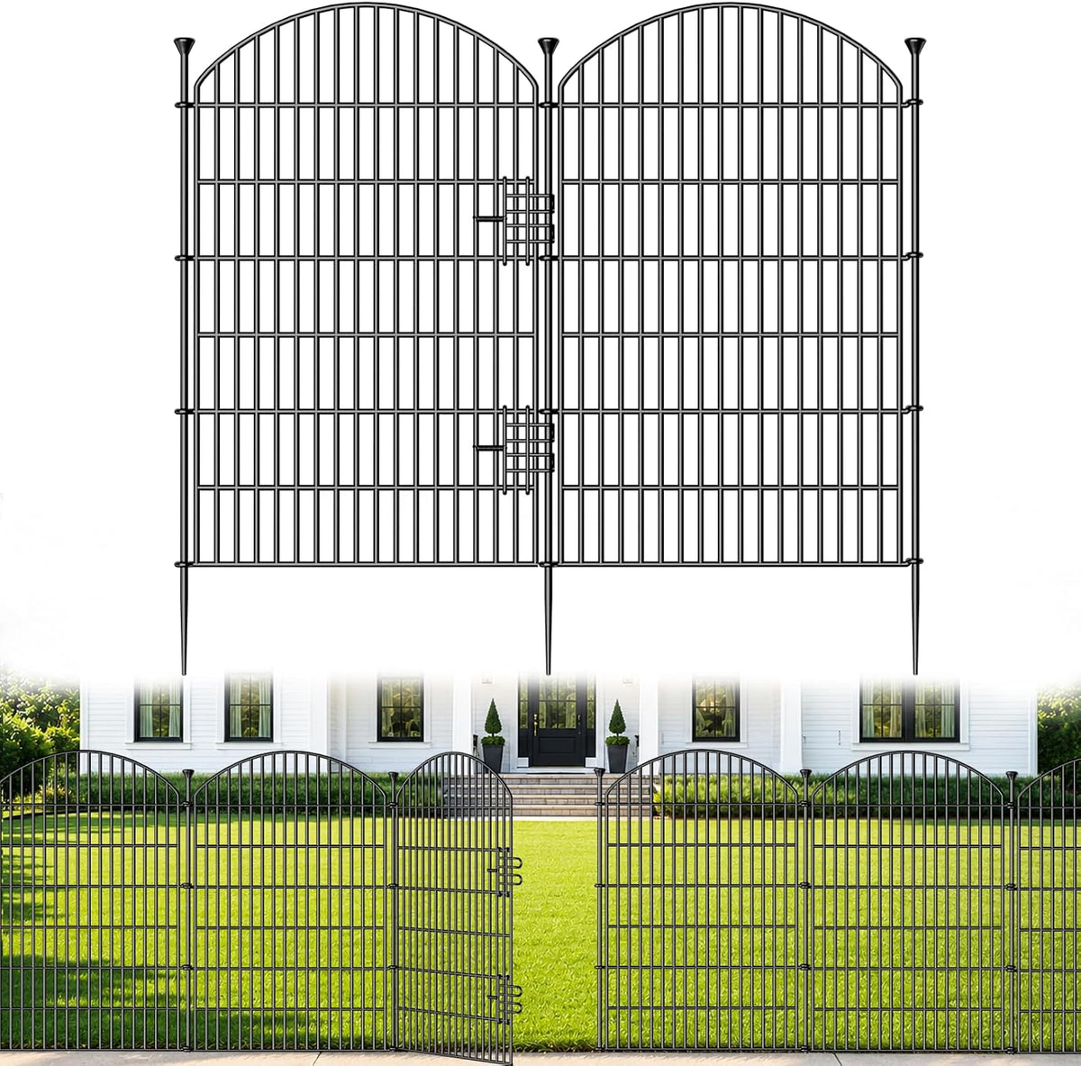 no dig garden fence panels, dog fence outdoor, main product view