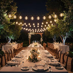 RTTY Classic Series 100FT All-Purpose Outdoor String Lights with 37 G40 Bulbs - Versatile for Patio & Deck Lighting, Backyard Gatherings, Poolside Evenings, and Intimate Wedding Decor