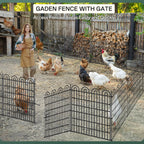 15 panels tall garden animal barrier fence with, package contents