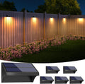 niorsun outdoor fence lights, 6 pack waterproof led, main product view