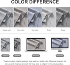 RYB HOME Outdoor Curtains for Patio Waterproof Block Sunlight Thermal Insulated Privacy Assured Thick Outside Curtains for Porch, Gazebo, Pergola, W84 x L84, Light Grey, 1 Panel