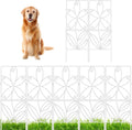 shoplala garden fence (10 panels) 12.5inx31in white metal, main product view