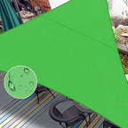 LOVE STORY Right Triangle 7'x14'x15.7' Waterproof Sun Shade Sail Canopy UV Block for Outdoor Patio Backyard Carport,Fruit Green(We Make Custom Size)