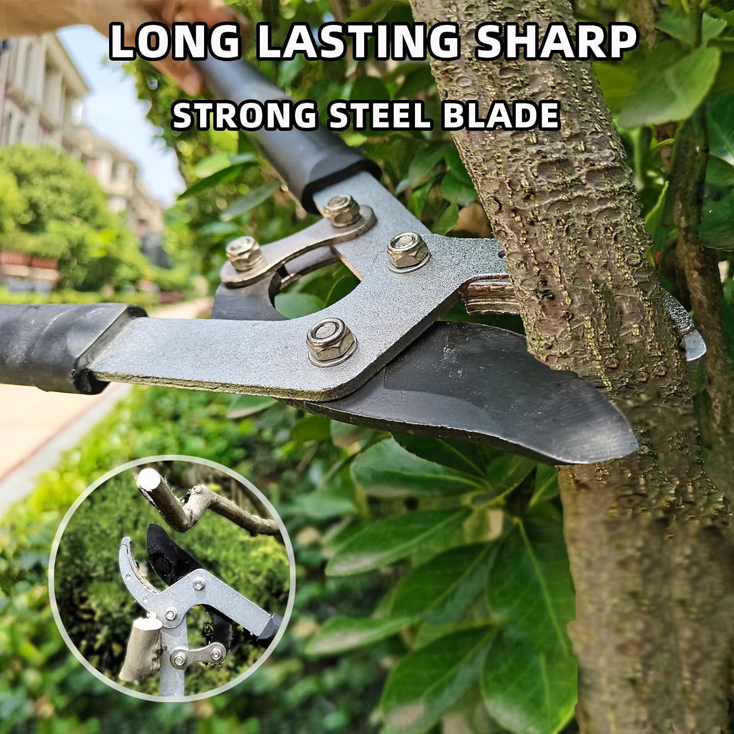 YRTSH Loppers, Hedge Shears & Pruners Combo Set, 3-Piece Hedge Clippers | Heavy Duty Tree & Shrub Care Kit for Yard, Lawn & Garden,Professional Branch Cutter Tree Trimmer for Indoor Outdoor Gardening