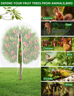 large fruit trees netting cicadas - 2pcs 8x5.3ft, close-up detail