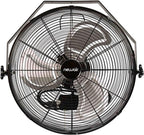 newair 18" wall mount fan, heavy duty industrial, main product view