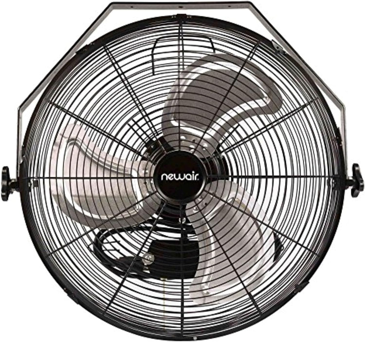 newair 18" wall mount fan, heavy duty industrial, main product view