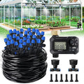 hiraliy 118ft drip irrigation kit with water timer, main product view