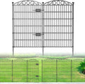 12 panel no dig decorative garden fence with, main product view