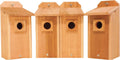 4 Cedar Bluebird Houses