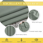NICETOWN Sage Green Sliding Glass Door Curtain, Grommet Thermal Insulated Blackout Curtain Room Divider Sound Reducing Window Treatment for Kids Room/Bedroom, 1 Panel, W80 x L108