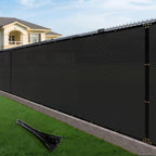 4x50ft fence privacy screen for decoration garden(black), main product view