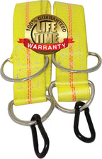 Tree Swing Hanging Kit - 12,000 lb. Polyester Webbing - 2 Straps per Set - with Carabiners - Made in USA
