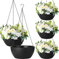 maxcheck 4 pack 13 inch large hanging planters, main product view