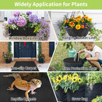 Riare 16x80 Inch Black Felt Planter Liner Roll- 2 Rolls Non-Woven Fabric Planter Liner for Outdoor Plants, Coco Liner Roll Alternative Basket Planter Liner for Planters Hanging Basket Window Box