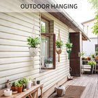 Macrame Plant Hanger - Fits 3 to 6 inches Pots for Indoor Outdoor, 35 Inch, Set of 2, Green (POTS NOT Included)