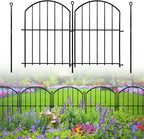 decorative garden fence 17in(h)x13in(w), 26 pack rustproof metal, main product view