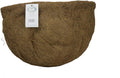 14 in x 9 in Round Flat Bottom Coco Liner For Hanging Basket Planter