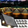 jsot solar deck lights outdoor - 12 pack, main product view