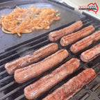 Cast Iron Barbeque Half Grill Plate for Weber Baby Q Series - Q100, Q120, Q1000, Q1200 | Weber Replacement Grill Insert | Porcelain Enamel | Superior Heat Retention