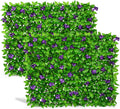 doeworks expandable faux ivy trellis fence, patio privacy, main product view