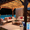 10ft x 10ft solar net lights, 280led gazebo, main product view