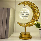 Sympathy Lantern - Moon Remembrance for Loss of Loved One; Bereavement Gift Honoring Mother, Father - Funeral Condolences