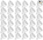 Mlambert 36 Pack MR16 LED Bulbs 50W Halogen Equivalent,2700K Warm White,5W GU5.3 MR16 12V Spotlight Bulb,Non-Dimmable,45° Beam Angle for Landscape