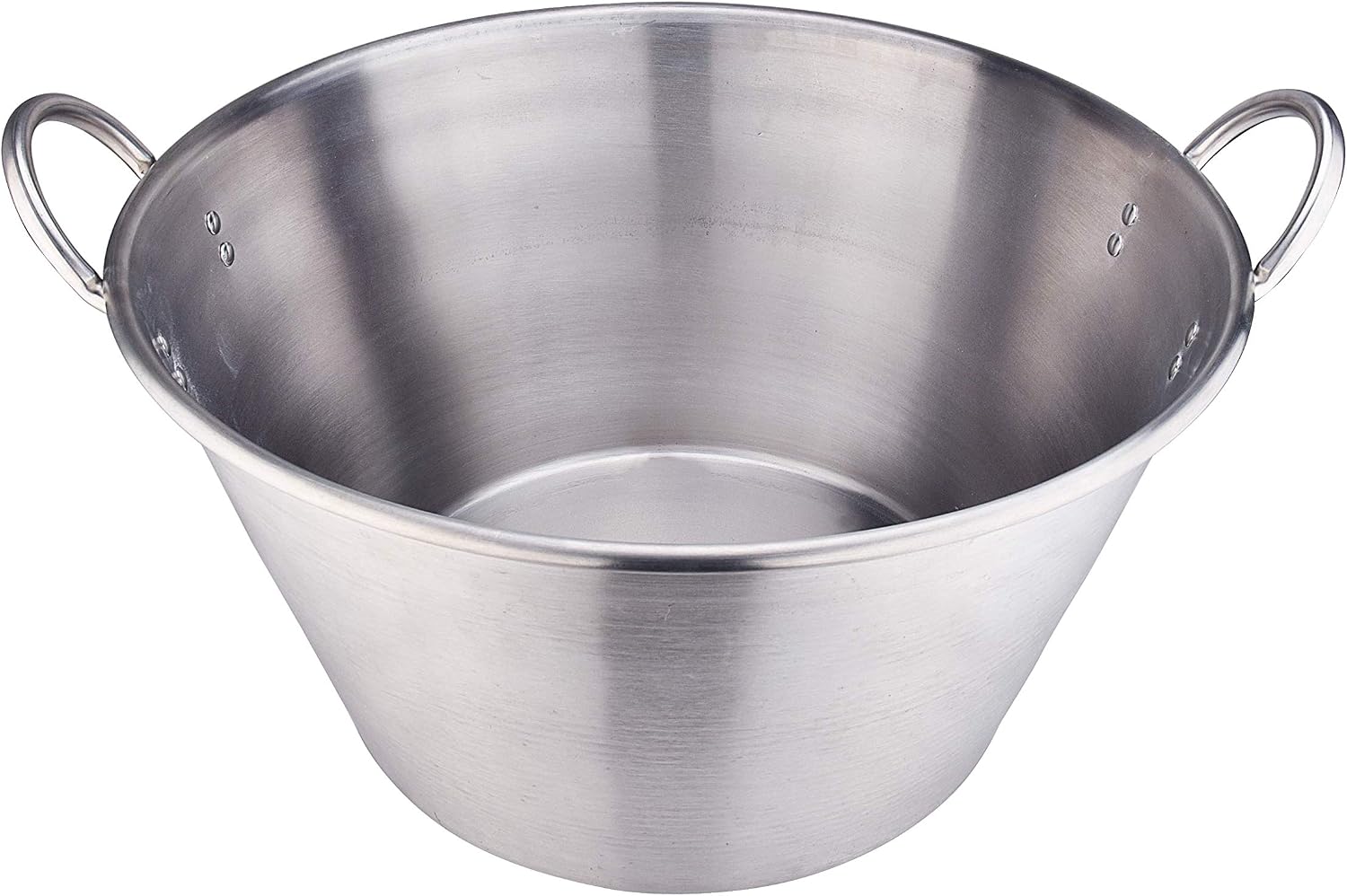 ARC Stainless Steel 41QT Mexican Cazo Para Carnitas, Large Outdoor Wok | Heavy Duty, Great for Carnitas and Braising, 21 Inches, Serve Size 8-10 PPL