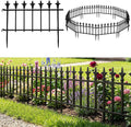 giantex 10 panels decorative metal garden fence, 18, main product view